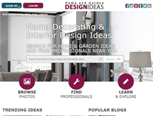 Tablet Screenshot of homeandgardendesignideas.com